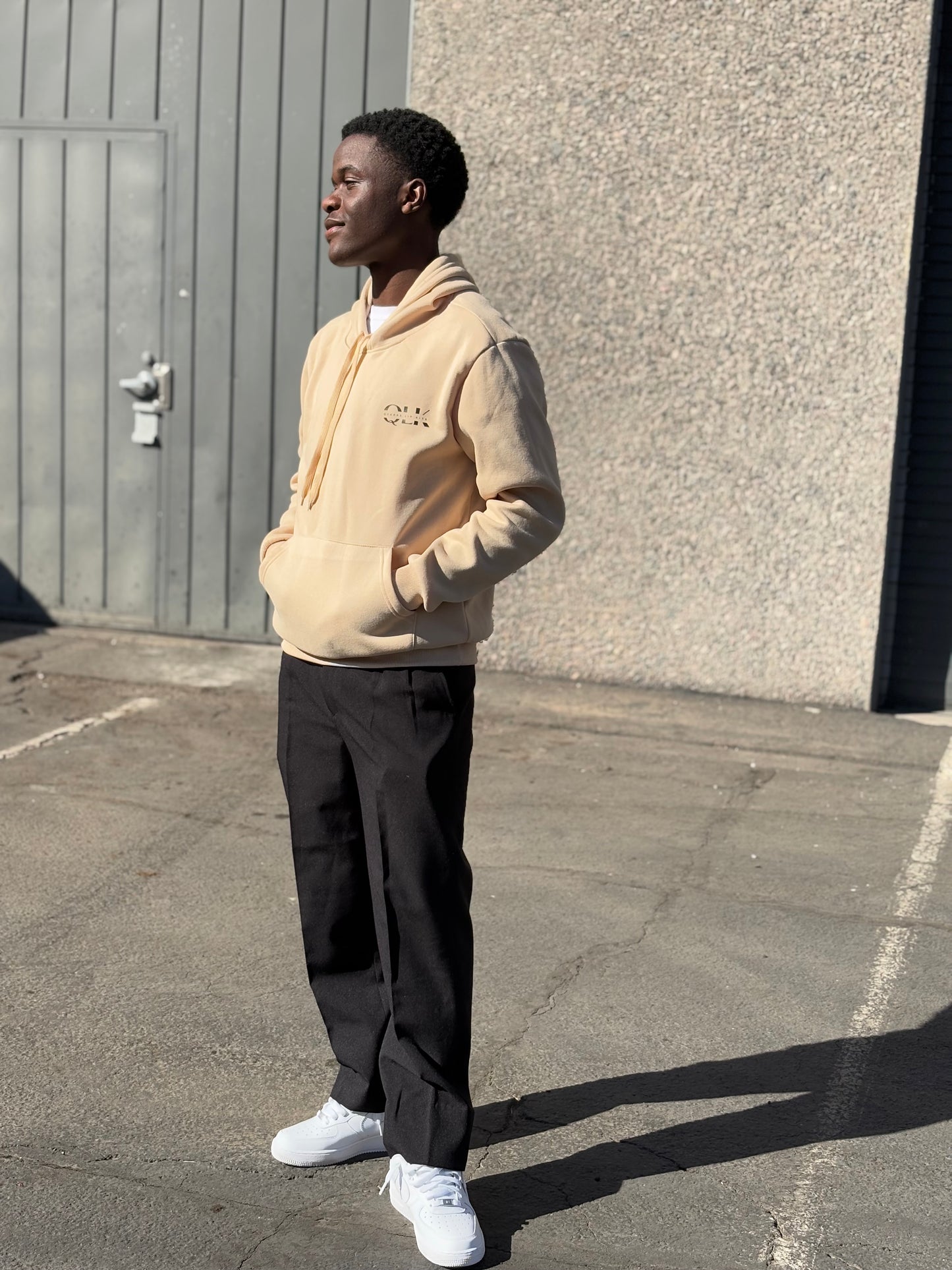 Beige Hoodie